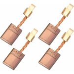 4pcs balais de charbon en cuivre brosse  charbon outil charbons pour perceuses pour makita cb - 440 ...