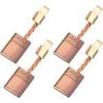 4pcs balais de charbon en cuivre brosse � charbon outil charbons pour perceuses pour makita cb - 440 ...