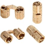 4pcs charni�res cylindriques charni�re invisible laiton tonneau charniere pour diy bo�te � bijoux main ...