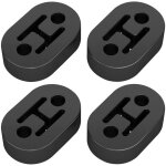 4pcs cintre d'�chappement universel � 2 trous, diam�tre du trou 12mm, support de silencieux d'isolation ...