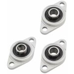 4pcs kfl08 alliage de zinc de 8mm portant l'alignement du roulement � bride de bloc d'oreiller