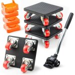 4pcs kit de leve meuble lourd, deplace meuble kit avec roue rotative à 360 degrés et leve meuble, utilisé ... 4pcs kit de leve meuble lourd, deplace meuble kit avec roue rotative à 360 degrés et leve meuble, utilisé ...