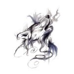 4pcs loup stickers autocollants voiture personnalis autocollant rfrigrateur capot voiture autocollant ...