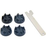 Aiperq une paire lame de rechange pour raboteuse lectrique 3 - 1 / 4 inch 82x28x3mm hss lame de rabot ...