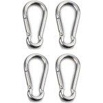 4pcs mousqueton de fixation pour charges lourdes, sports, chiens de serrure, hamac balan�oire, en acier ...