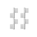 Snq - 4pc pack de 4 charnières à souder, sangle à souder en acier inoxydable pour portes métalliques, ... Snq - 4pc pack de 4 charnières à souder, sangle à souder en acier inoxydable pour portes métalliques, ...