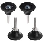 4pcs plateaux de polissage 50mm disc pad support de disque abrasif de pon�age mandrin polissage avec ...