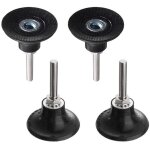 4pcs plateaux de polissage 50mm disc pad support de disque abrasif de pon�age mandrin polissage avec ...