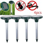 4pcs r�pulsif solaire ultrasonique pour taupe, r�pulsif solaire, r�pulsif ultrasonique, serpent, �tanche, ...