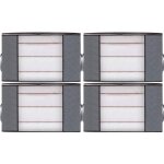 Snq - 4pcs sacs de rangement vêtement grand boite rangement cartons déménagement pliable housse couette ... Snq - 4pcs sacs de rangement vêtement grand boite rangement cartons déménagement pliable housse couette ...