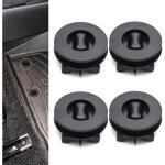 4pcs tapis de voiture tapis de fixation tapis anti - slip twist clip en plastique fixation fixation noir ...