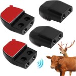 (4pieces)sifflet ultrason anti gibier, pour voiture r�pulsif sanglier efficace, protection ultrasone ...