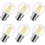 4w ampoule led filament � bayonnate g45 b22, 2700k blanc chaud, 470lm, ampoule vintage, non - dimmable, ...