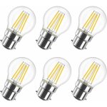 4w ampoule led filament � bayonnate g45 b22, 2700k blanc chaud, 470lm, ampoule vintage, non - dimmable, ...