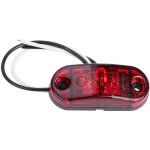4x 2 led marqueurs lat�raux voiture camion remorque caravane 12v 24v rouge