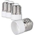 4x adaptateur de douille convertisseur de douilles e27 vers e14 adaptateur de support de lampe culot ...