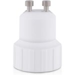 4x adaptateur de douille - convertisseur douilles gu10 vers e14 - adaptateur de support de lampe culot ...