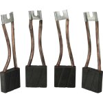 Vhbw - 4x balais de charbon 40 x 39, 8 x 12, 5 mm compatible avec linde v�hicule utilitaire