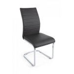 4x chaise myra pu gris fonc�