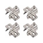 4x embase cruciforme � visser pour charni�re en croix � coulisser porte meuble placard cuisine salle ...