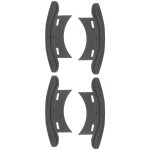 4x embout guidage de lame de volet roulant en pvc noir coulisse maintien treuil fen�tre store ouverture ...