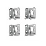 4x ferrure d'assemble universelle avec �querre fixation meuble bois armoire placard etag�re cuisine, ...