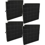 4x filtres  charbon actif compatible avec arthur martin incasso 90 p350, inside, inside 120, inside120 ...