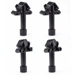 4x pied de meuble fennel � visser pliant hauteur r�glable 140 � 210mm avec graduation rabattable plastique ...