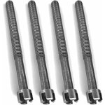 Cyclingcolors - 4x vis de lit t�te en croix en acier brut diam�tre 7mm x 60mm pas 150mm vis filetage ...
