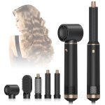 5 - en - 1 air styler air brush avec seche cheveux, brosse soufflante, fer a boucler, thermal brush brosse ...