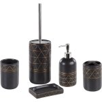 5 accessoires de salle de bain porte - brosse  dents distributeur savon porte - savon gobelet et brosse ...