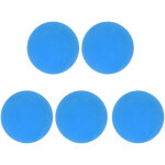 5 balles rebondissantes 6 cm en caoutchouc �cologique - jouet de plage et piscine pour enfants - bleu ...