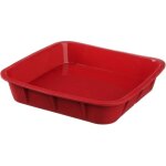 5 five moule en silicone carr� professionnel rouge pour g�teaux et p�tisserie