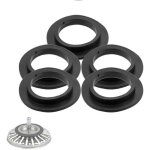 [jamais utilis�] lot de 5 joints d'�tanch�it� pour bonde de baignoire, lavabo, lavabo de salle de bain, ...