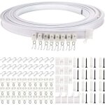 5 m�tres de plafond pliable rideau incurv� montage, xu, flexible, xu, rail fen�tres courbes pour avec ...