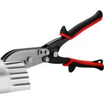 5 outils de t�le de presse � main � lame, outil hvac pour le conduit de travail de 24 - 28 gauge et le ...