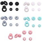 5 paires de bouchons d'oreille silencieux en boucle pour la r�duction du bruit dormir silicone natation ...