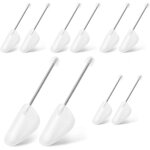 5 paires d'embauchoirs pour hommes, en plastique, transparents, rglables, pour chaussures de sport, ...