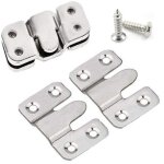 5 paires?avec vis crochet pour cadre photo, connecteur de meubles support de montage encastr�, mural ...