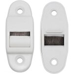 5 pcs guide sangle volet roulant avec joint � brosse et galet de guidage jusqu'� 24 mm de largeur espacement ...