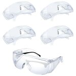 5 pcs lunette de protection travail verres transparent lunette protection chimie tenue s�curis�e anti ...