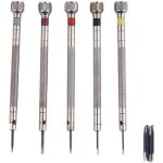 5 pcs mini argent� de tournevis montre bijoux lunettes outils de r�paration kit cadeau de no�l 6lnb