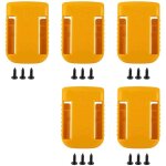 5 pcs tool support de batterie pour dewalt couvercle de batterie clip de ceinture support de batterie ...