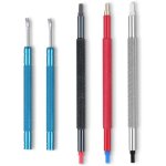 5 pcs watch hands repair tool kit, stainless steel watch hand setting tool