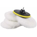 5 pi�ces 180mm laine polissage �ponge disque polissage , xu, tampons de polissage pour machine � polir ...