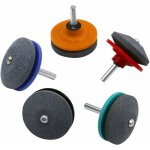 5 pi�ces aiguiseur de tondeuse, aiguiseur de couteau de tondeuse � gazon universel, aff�teur d'outil ...