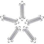 5 pi�ces boucle � ressort de tente, fermoir � ressort en acier inoxydable, kit de fixation de voile solaire, ...