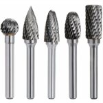 Fitags - 5 pièces carbure de tungstène fraise rotative double coupe tige 6mm tête 10mm outil perceuse ... Fitags - 5 pièces carbure de tungstène fraise rotative double coupe tige 6mm tête 10mm outil perceuse ...