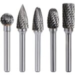 5 pièces carbure de tungstène fraise rotative double coupe tige 6mm tête 10mm outil perceuse ponceuse ... 5 pièces carbure de tungstène fraise rotative double coupe tige 6mm tête 10mm outil perceuse ponceuse ...