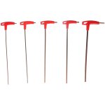5 pi�ces cl� hexagonale � , encadrement outils poign�e en t s2 en acier alli� cl� � t�te plate jeu de ...